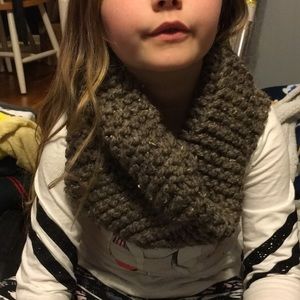 Kids infinity knit scarf
